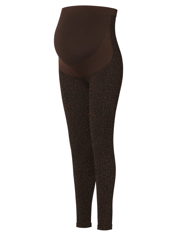Noppies Umstandsleggings Cara Leopard in Coffee Bean günstig kaufen