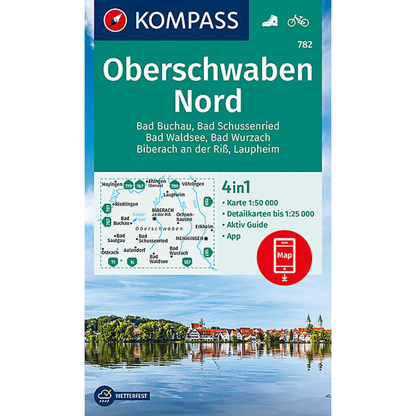 KV WK 782 OBERSCHWABEN NORD 1:50 000 - Wanderkarte