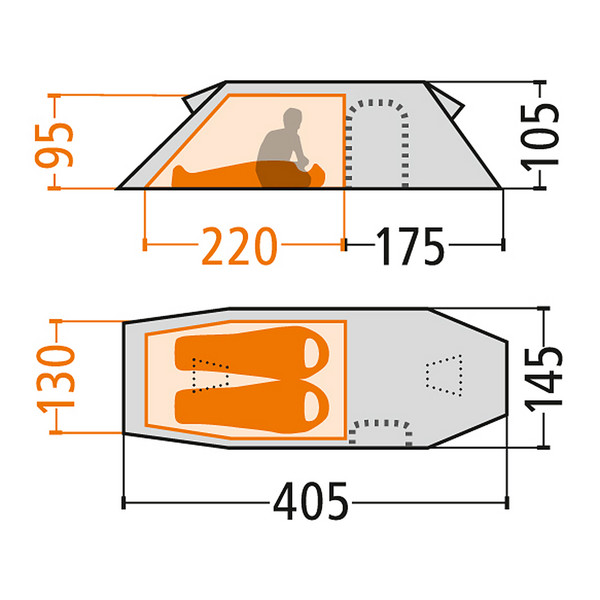 NAMMATJ 2 GT - Tunnelzelt
