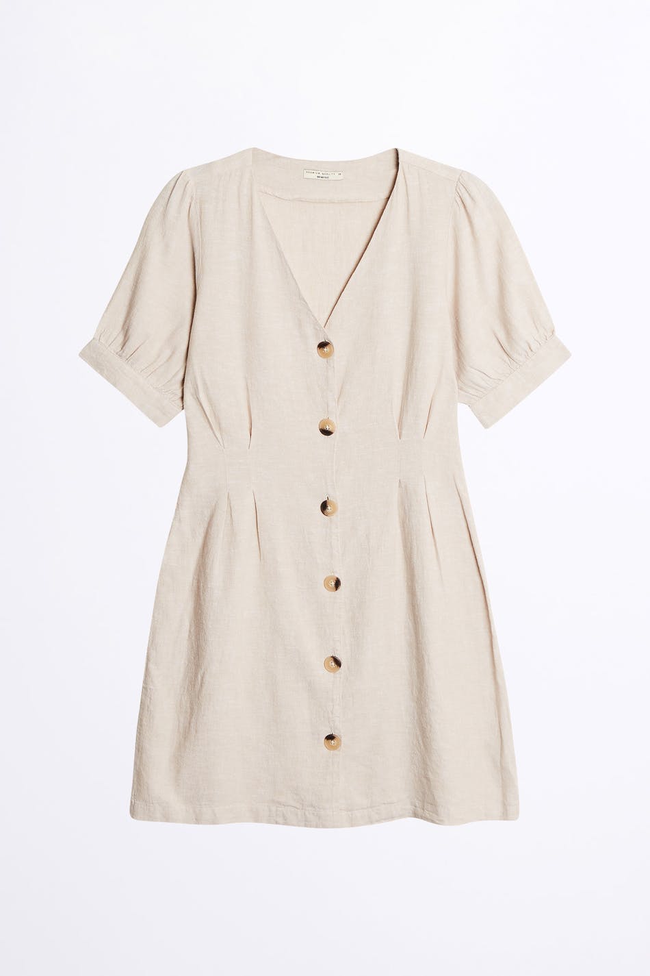 Lo button down linen dress