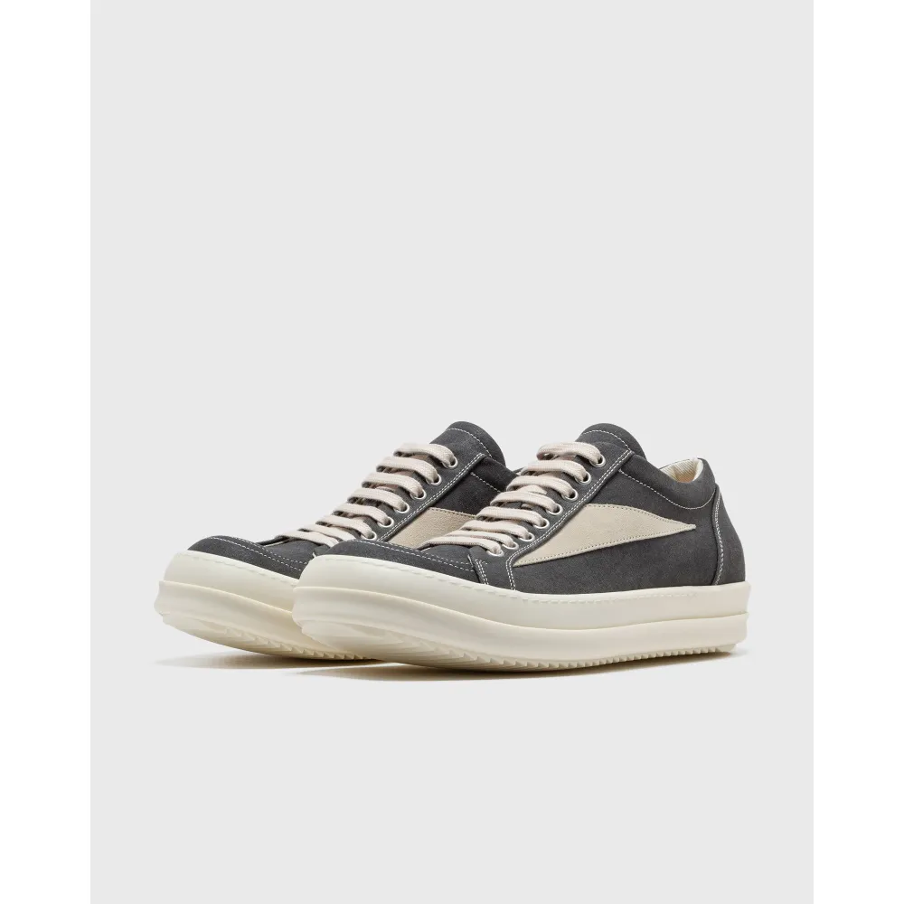 Rick Owens DENIMSHOES VINTAGESNEAKS DU01D1803-DARK-DUST-MILK-M / grau