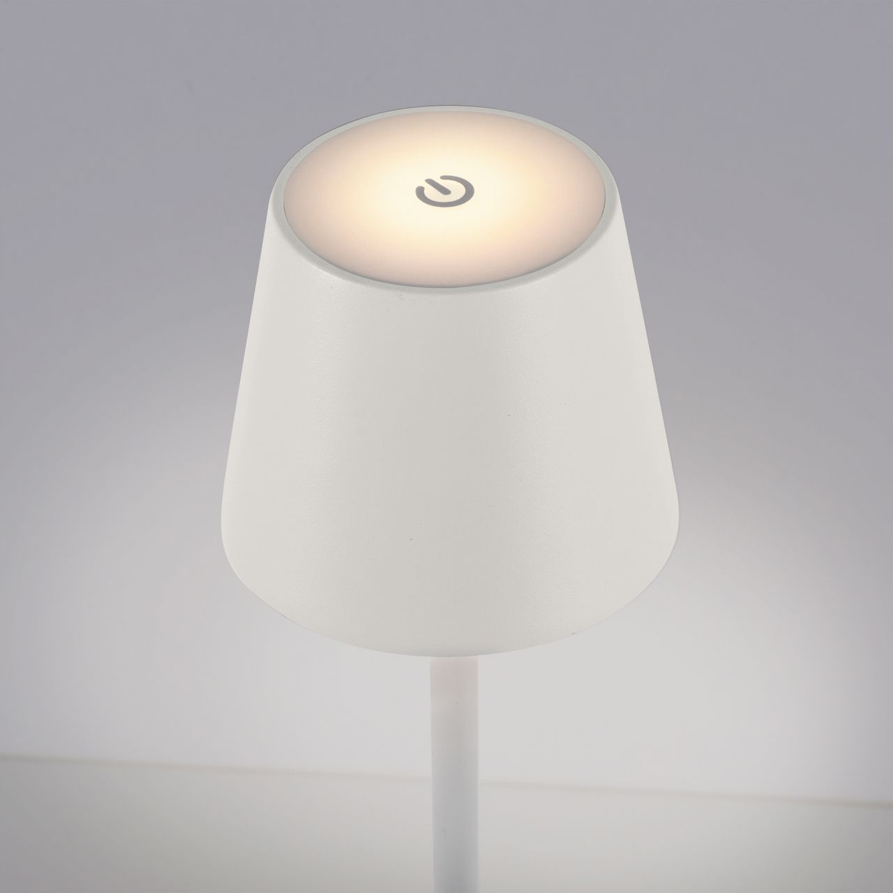 JUST LIGHT Akku-Stehleuchte EURIA, 1x LED-Board/2,50Watt/3000Kelvin, IP54, Weiss