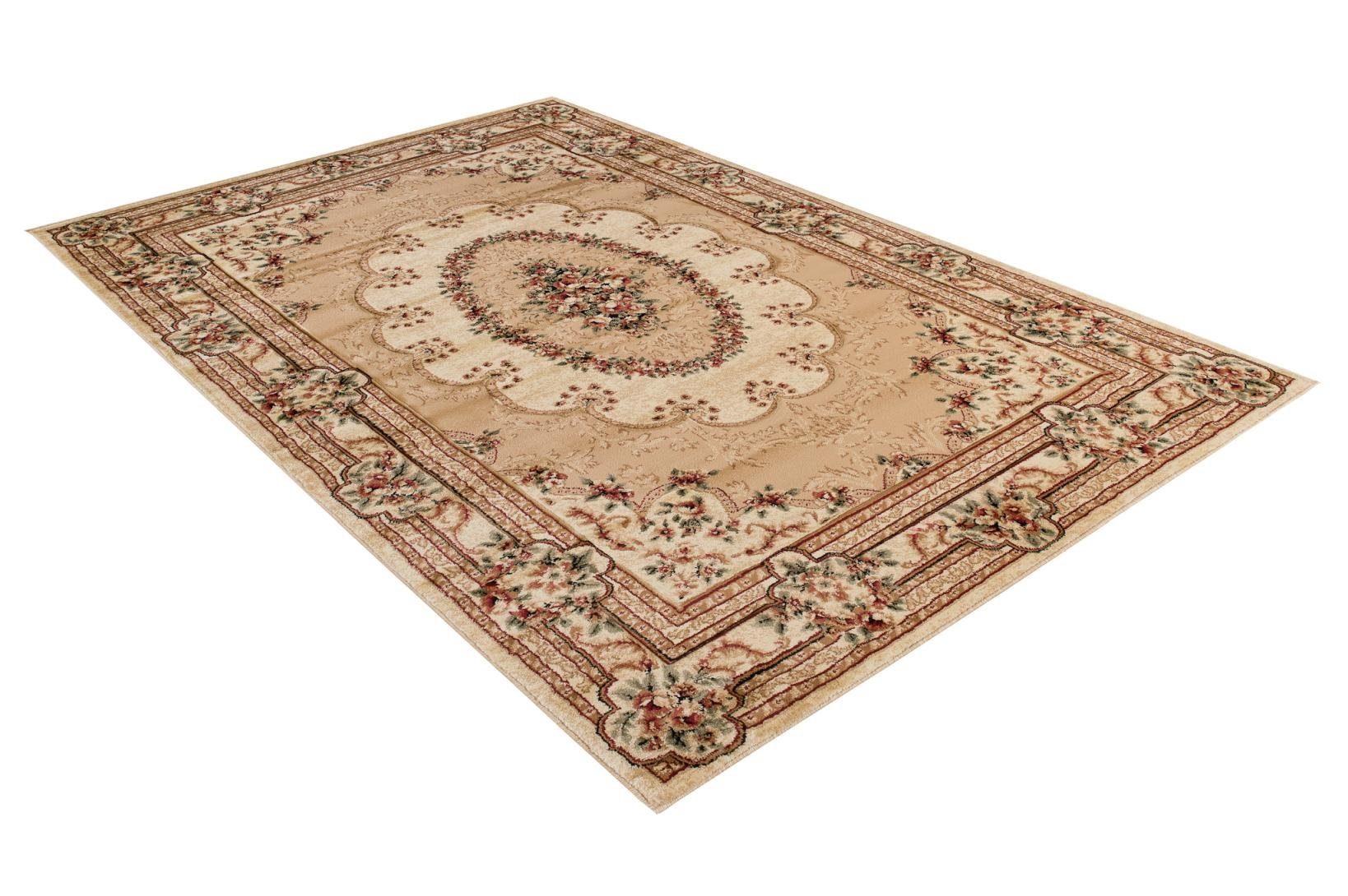 Orientteppich Oriente Teppich - Traditioneller Teppich Orient Beige, Mazovia, 60 x 100 cm, Geeignet für Fußbodenheizung, Pflegeleicht, Wohnzimmerteppich