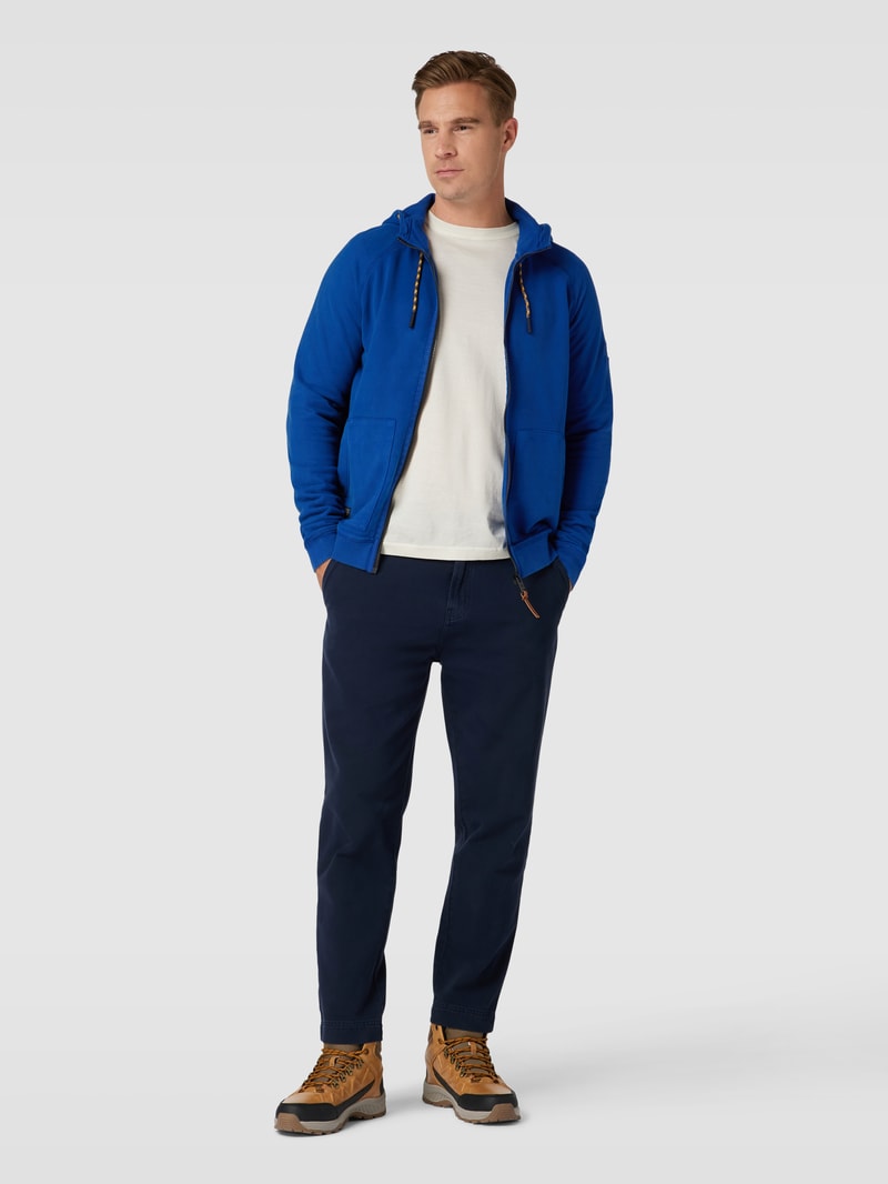 Sweatjacke mit EIngrifftaschen in blau