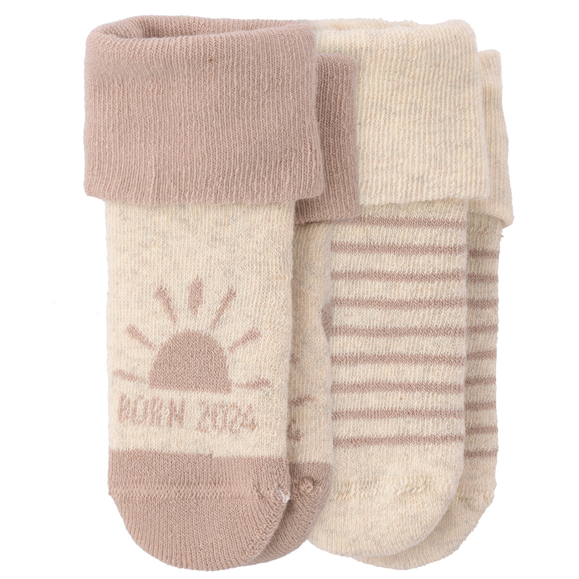 2 Paar Newborn Socken Born 2024