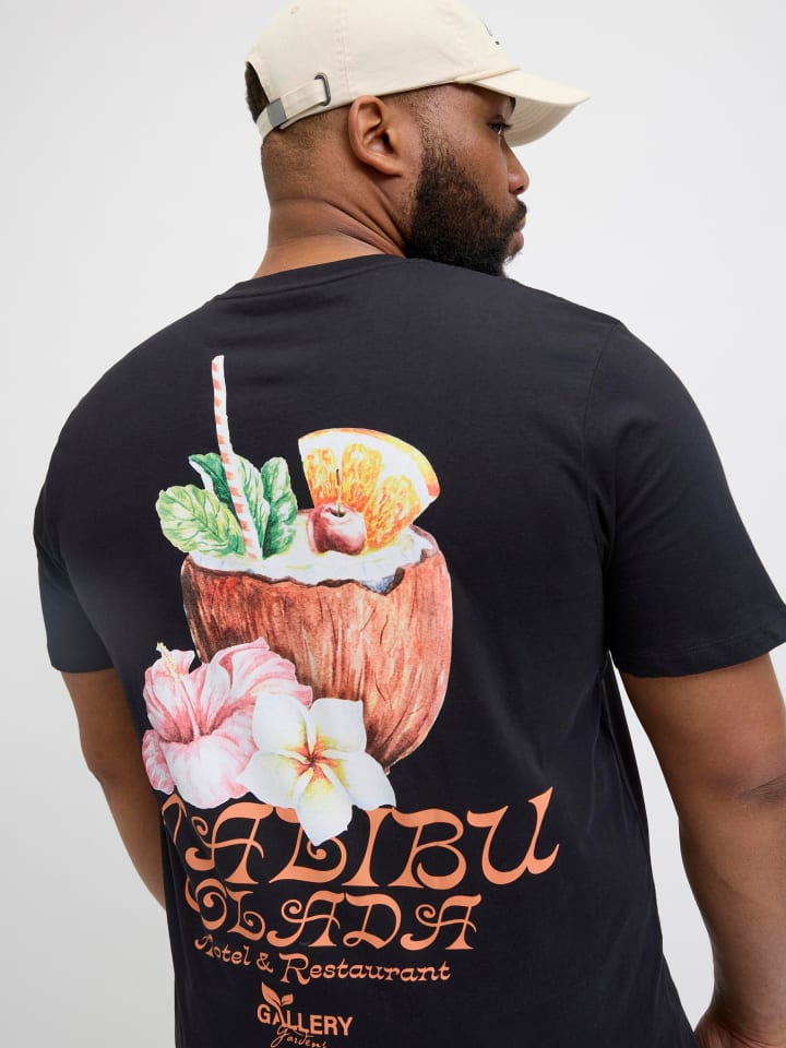 JACK & JONES PLUS T-shirt in Black günstig kaufen