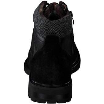 Puccetti Schnür Boots in schwarz