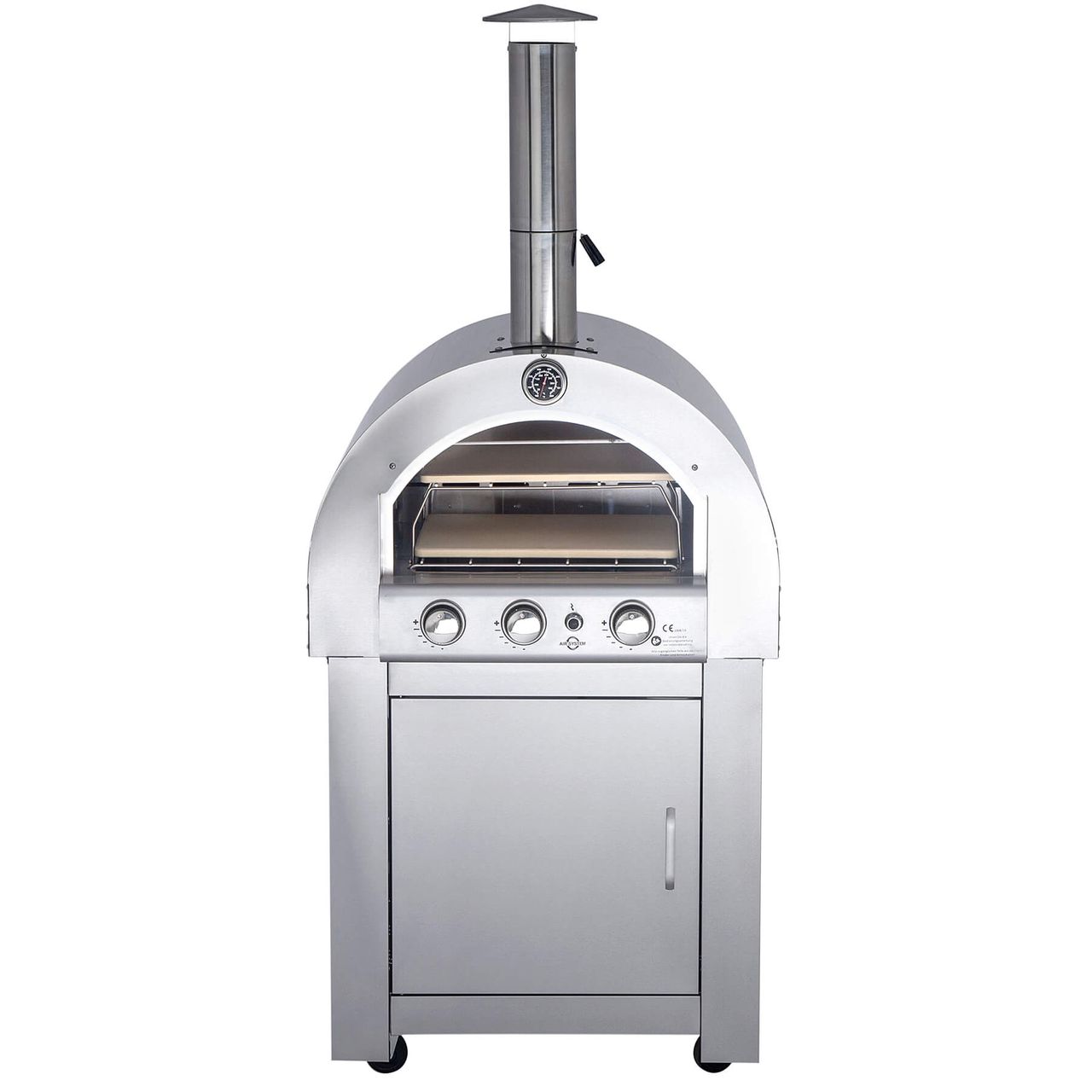 Allgrill TOP-LINE Gas Pizzaofen mit AIR SYSTEM inkl. Zubehör