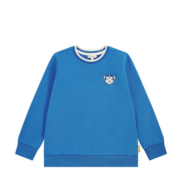 Sweatshirt, mittelblau für Jungs