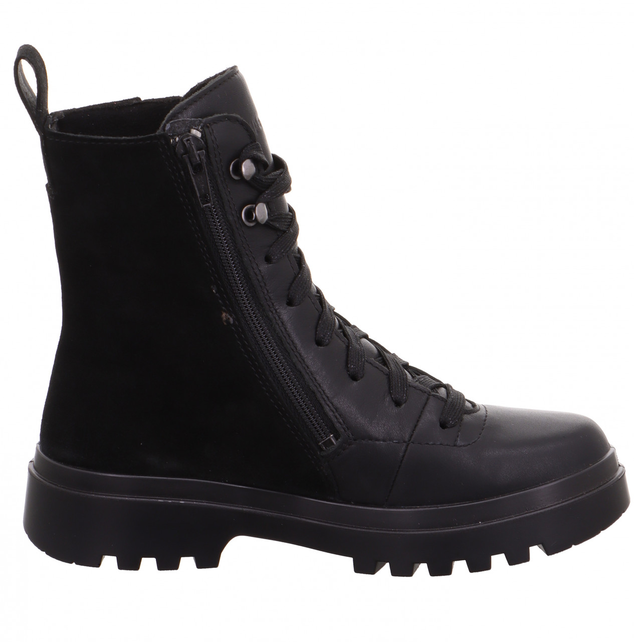 ABBY - SchwarzBoots mit Reißverschluss