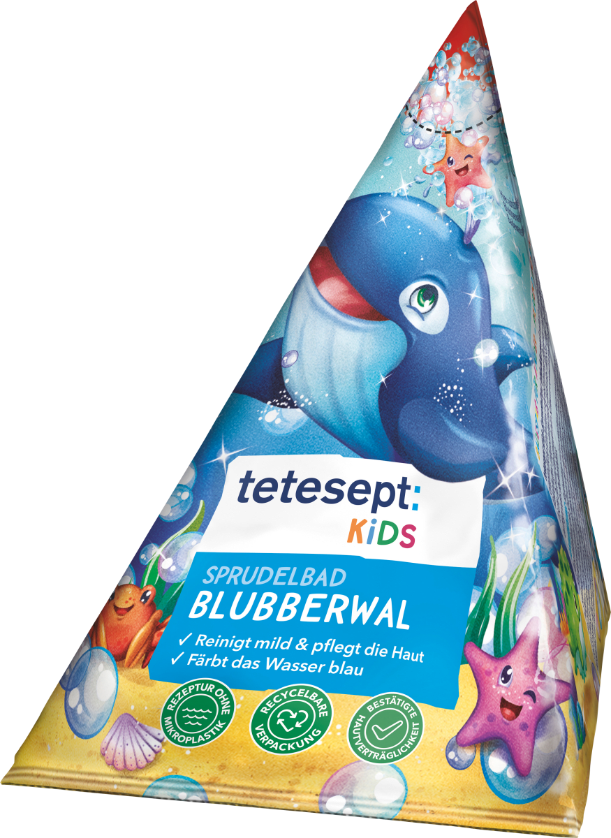 Kinder Badezusatz Sprudelbad Blubberwal, 80 g