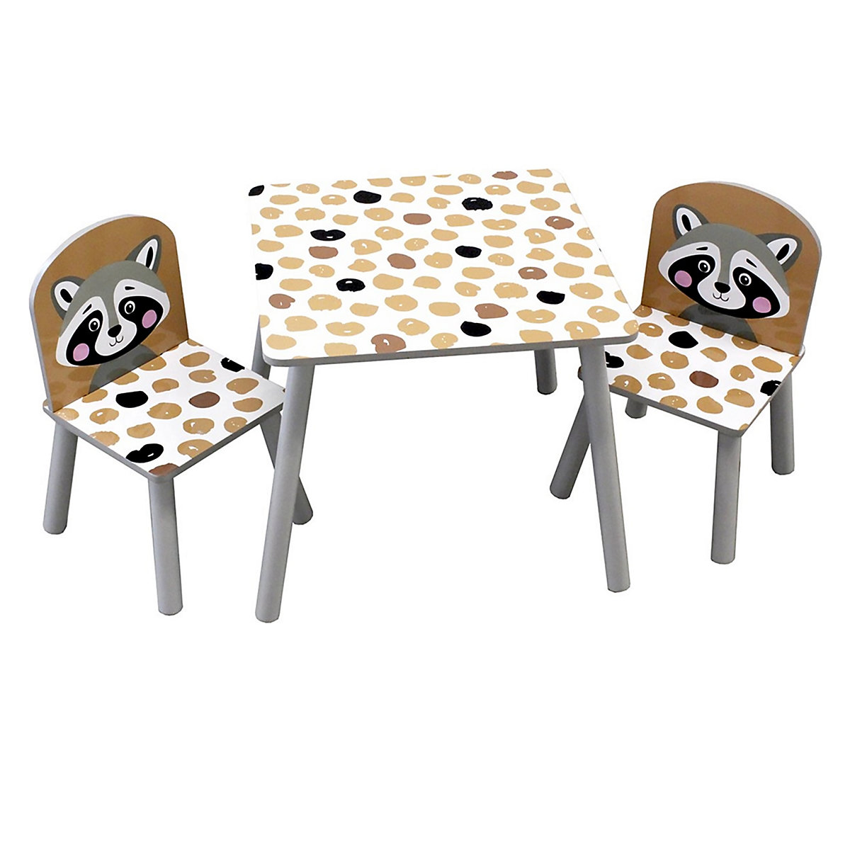Kinder Sitzgruppe, Holz Pocahontas Meeko