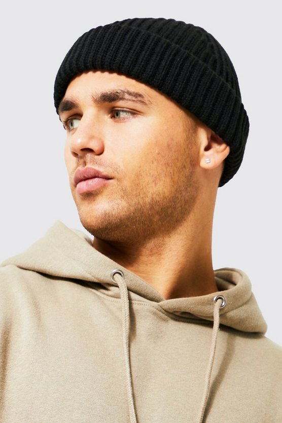 Gerippte Micro-Beanie