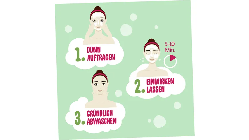 WEISSE TONERDE & APFEL CREMEMASKE 15 g