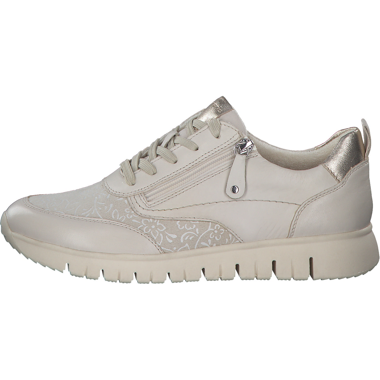 Jana Shoes 83705, Schnürschuhe, Damen, ivory