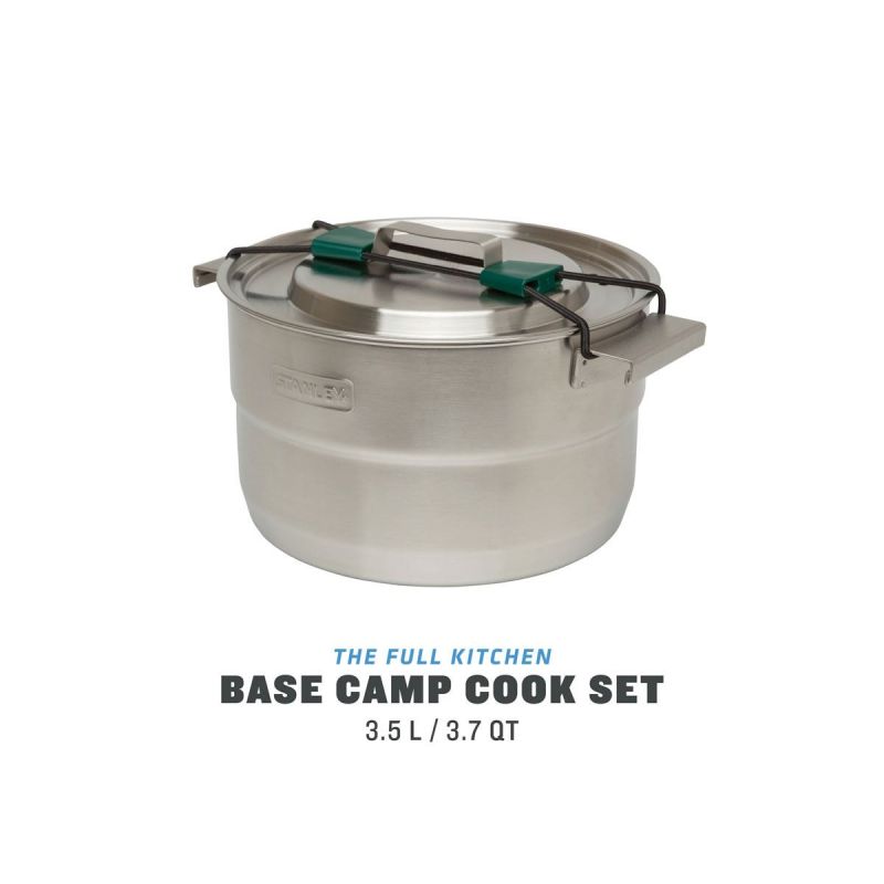 Stanley Camping-Kochgeschirr-Set, Adventure Full Kitchen Base Camp Cook Set 21pz 3.7qt \/3.5l