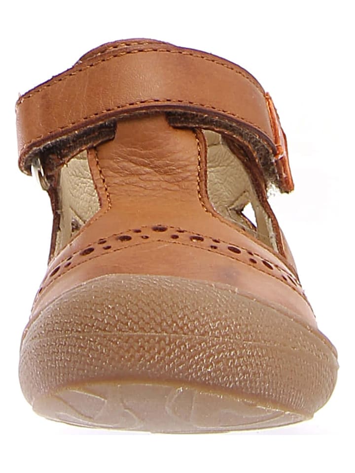 Naturino Leder-Halbsandalen in Hellbraun günstig kaufen