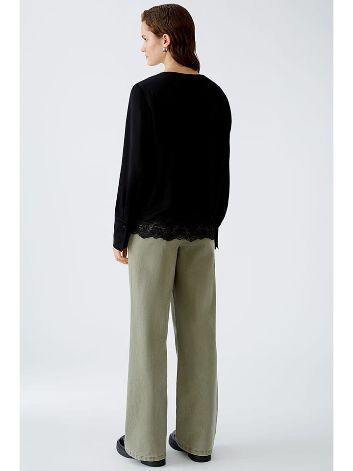 Oui Bluse in Schwarz günstig kaufen