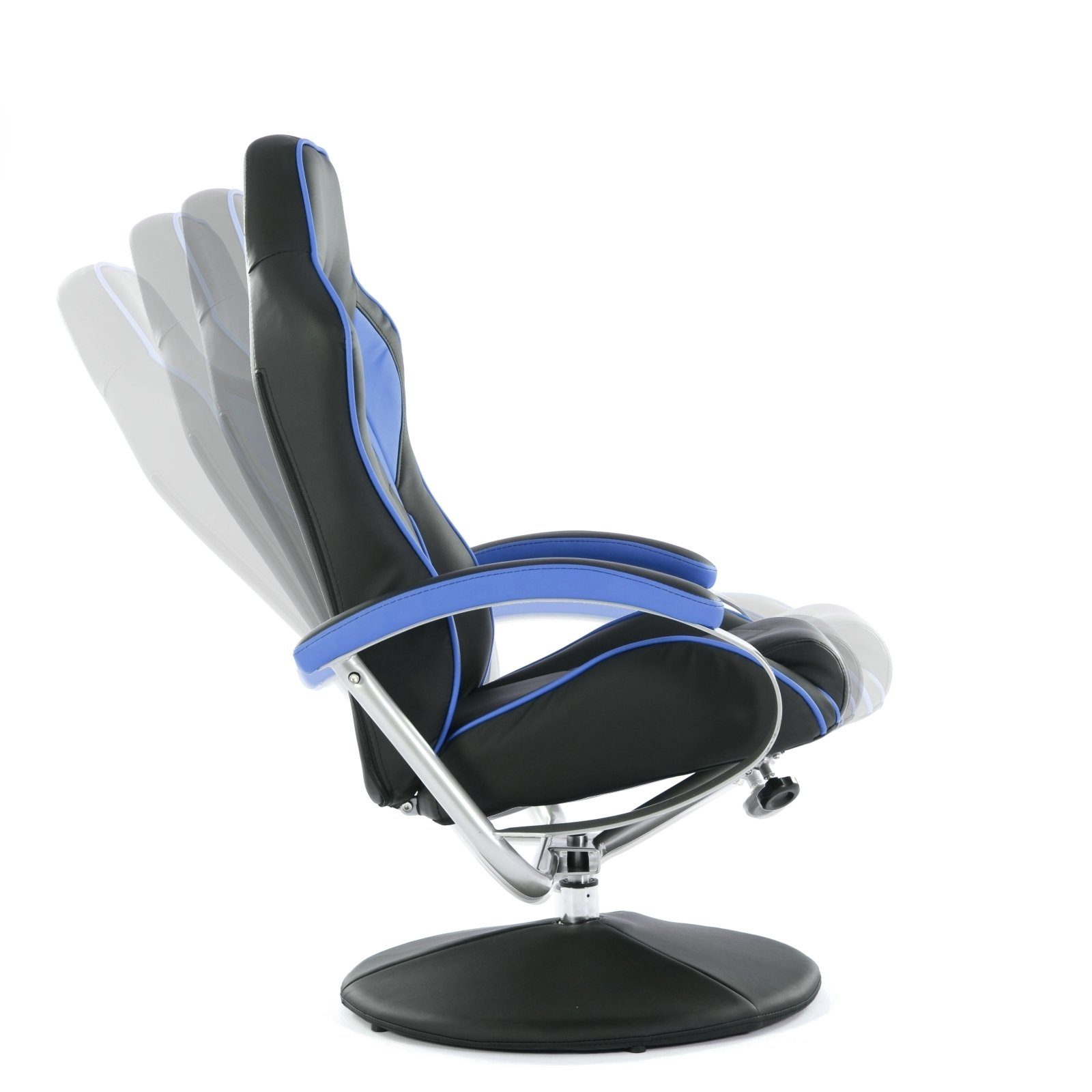 Raburg Gaming-Stuhl Sessel-Set DRIFT Sport in Soft-Touch Kunstleder, verschiedene Farben, mit Hocker & mit Relaxfunktion
