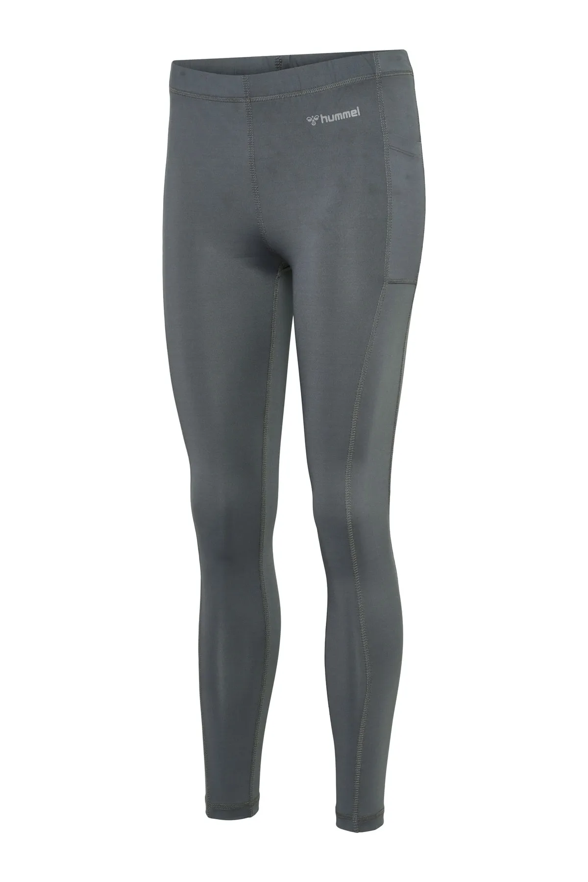 hummel  Sport-Leggings - Grau - Mittlerer Bund