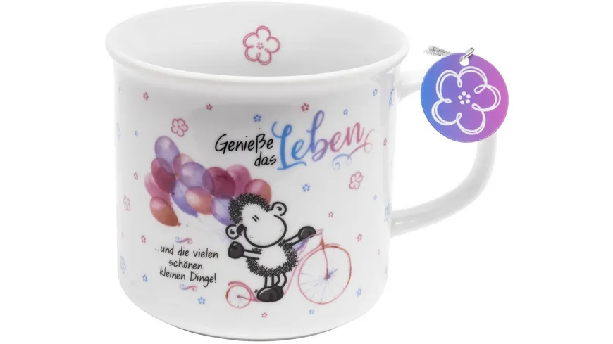 sheepworld Tasse »Genieße das Leben«
