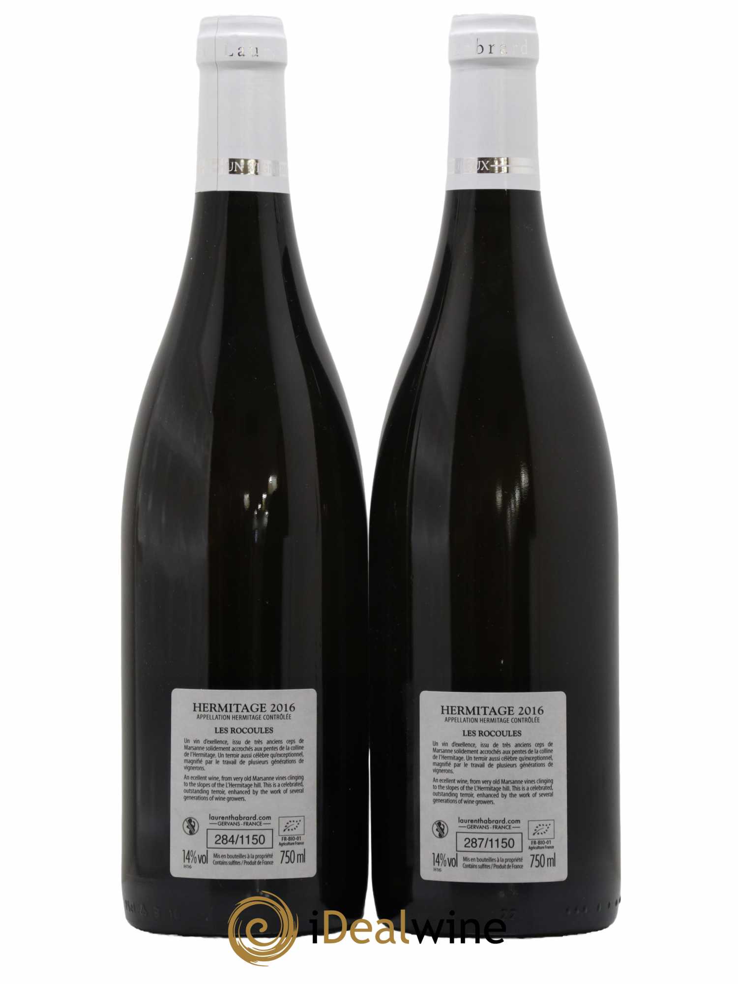 Hermitage Les Rocoules Habrard 2016 - Lot de 2 Bouteilles