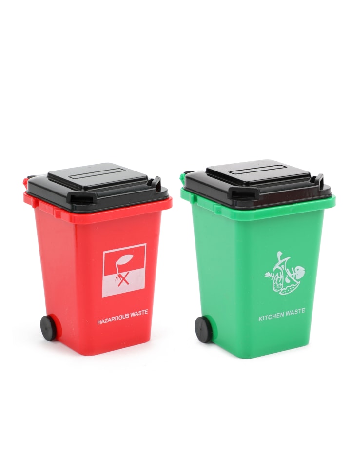 Toi-Toys Spielzeuglastwagen - Müllwagen mit Mülltonnen in mehrfarbig günstig kaufen onesize