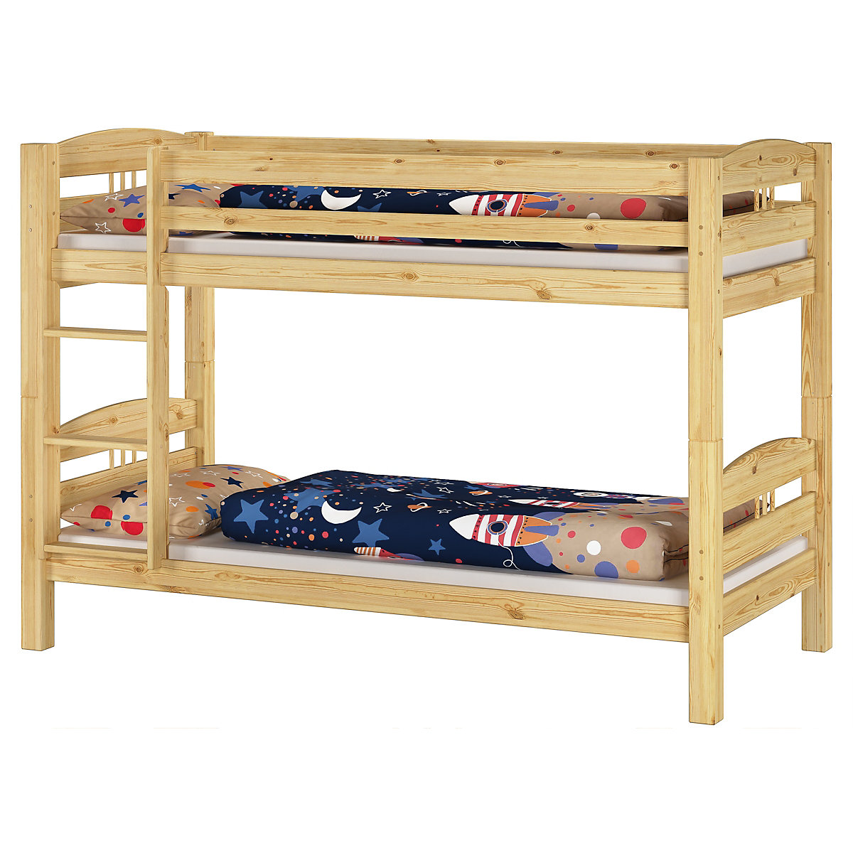 Kinderetagenbett 90x200 Kiefer massiv ohne Zubehör
