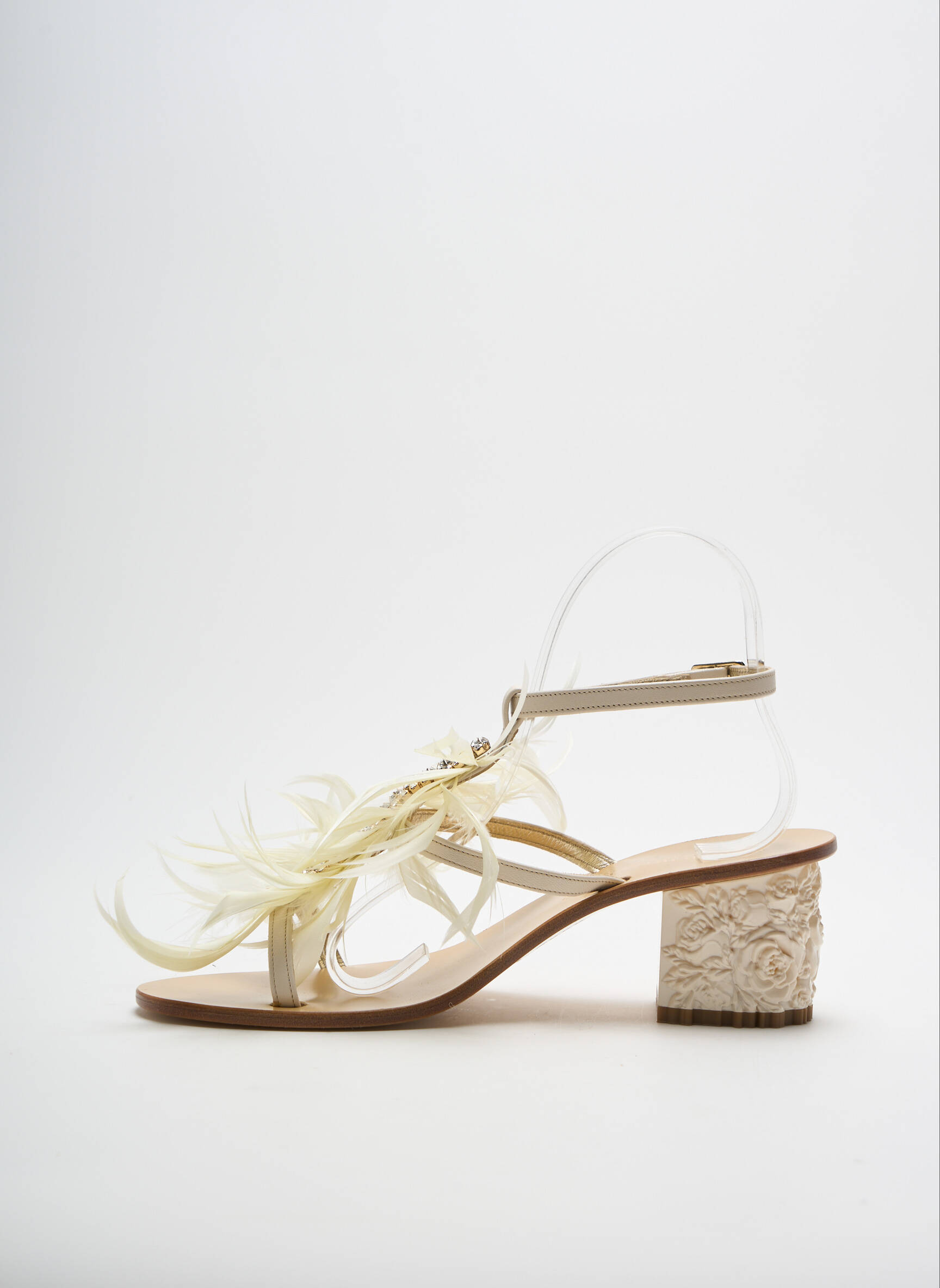 Florentino Sandales Nu Pieds Femme couleur beige
