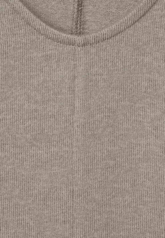 Street One Shirt in Melangeoptik