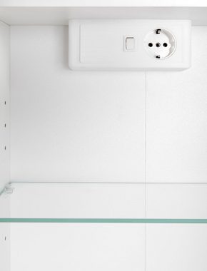 HELD MÖBEL Spiegelschrank Texas Breite 90 cm, mit LED-Beleuchtung