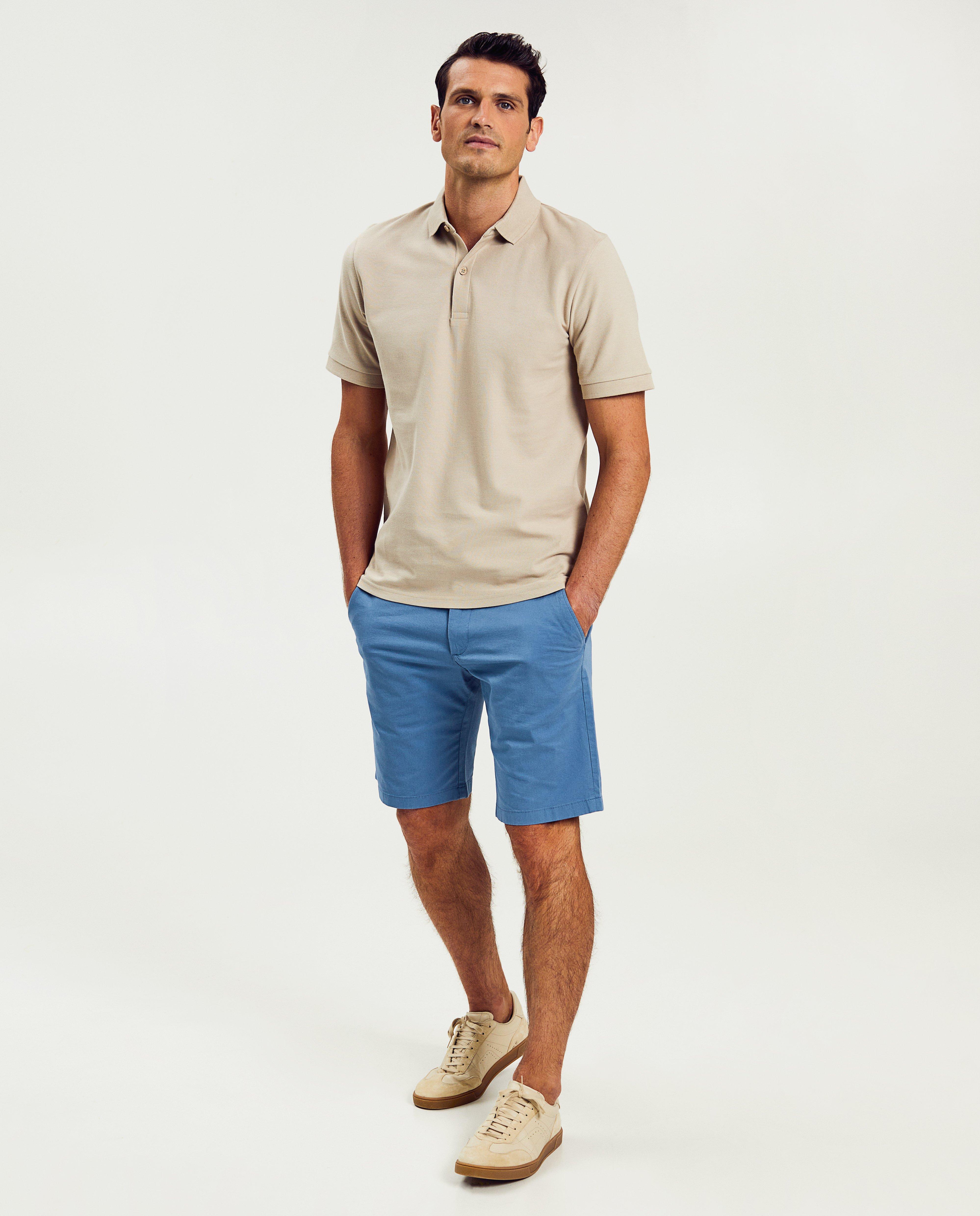 Pantaloni scurți S. Oliver Blue, croială regulată albastră