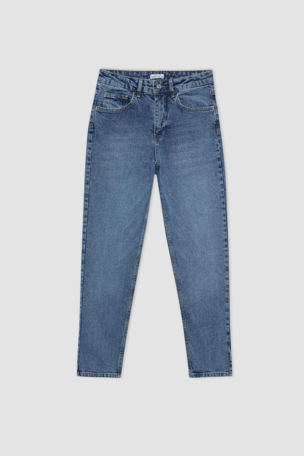 DeFacto  Lina Comfort Mom Fit Jeanshose mit hoher Taille und Knöchellänge B8845ax24sp