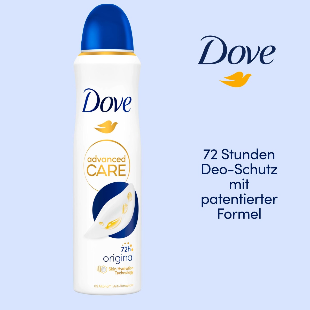 Antitranspirant Deospray Advanced Care Original, 150 ml
