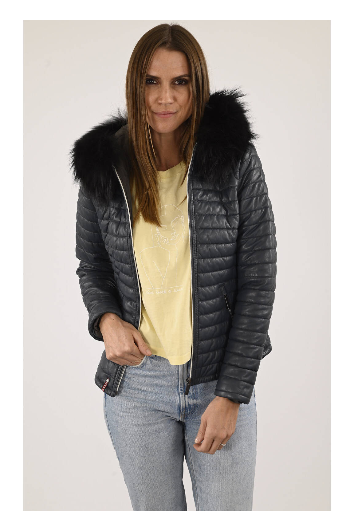 Oakwood Doudounes Femme couleur bleu
