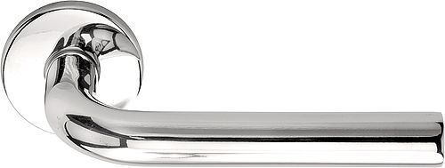 Formani 1501D144IPXX0 BASICS LB3-19 Türgriff EN1906 Klasse 3, gefedert auf Rosette, polierter Edelstahl