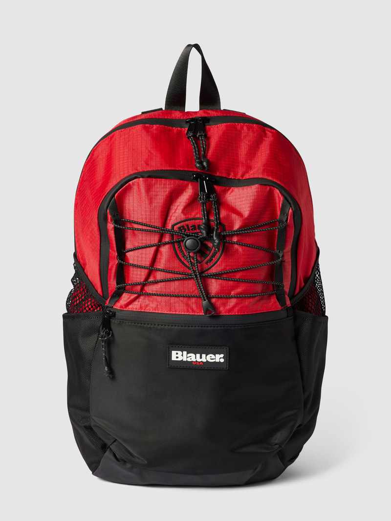 Rucksack mit Label-Details Modell 'LIGHT' in rot