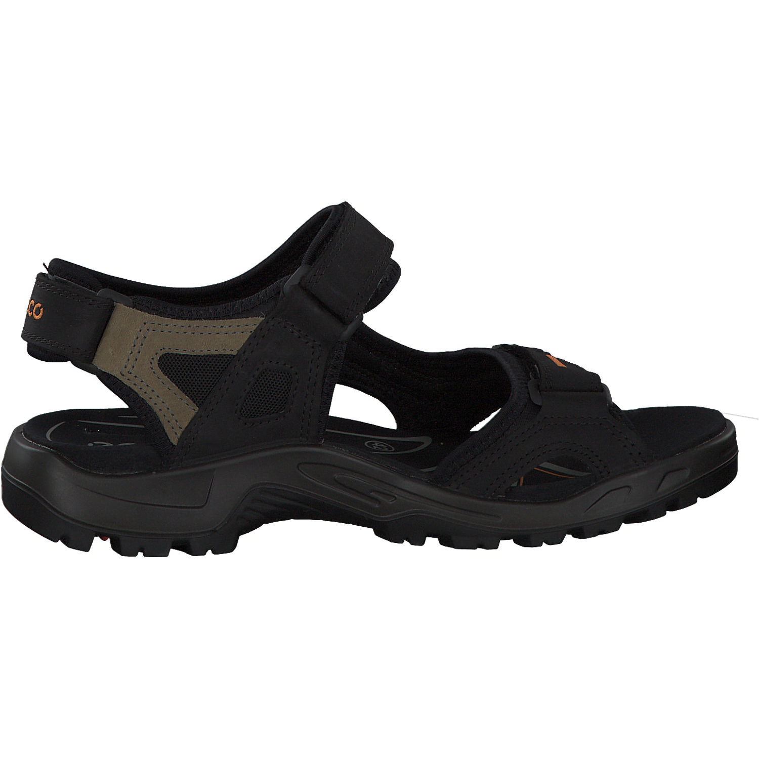 Ecco Offroad 069564, Klassische Sandalen, Herren, Schwarz (BLACK/MOLE/BLACK)