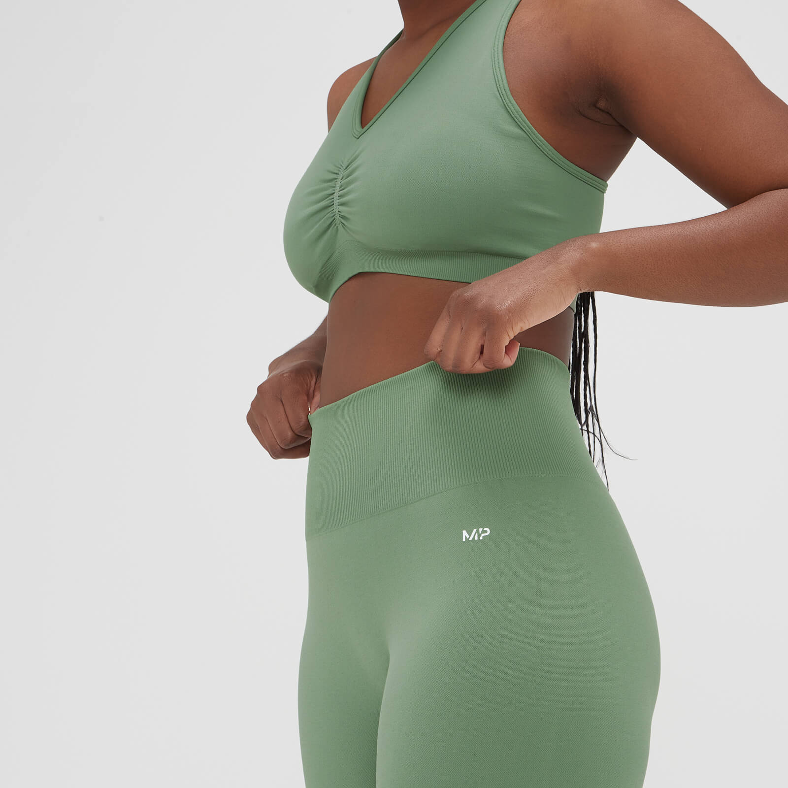 Legging sans coutures délavé MP pour femmes – Jade délavé