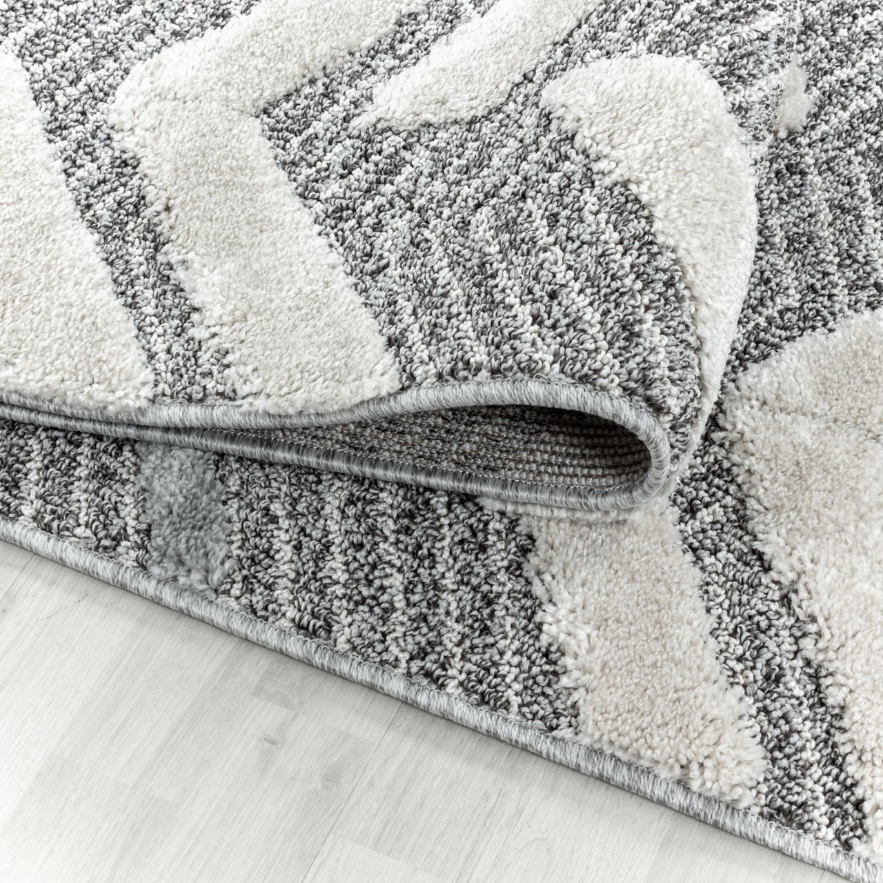 Ayyildiz Teppich, PISA 4705, GREY, 80 x 250 cm