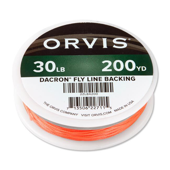 Orvis Dacron -perho, valkoinen, 30 lbs - 180m