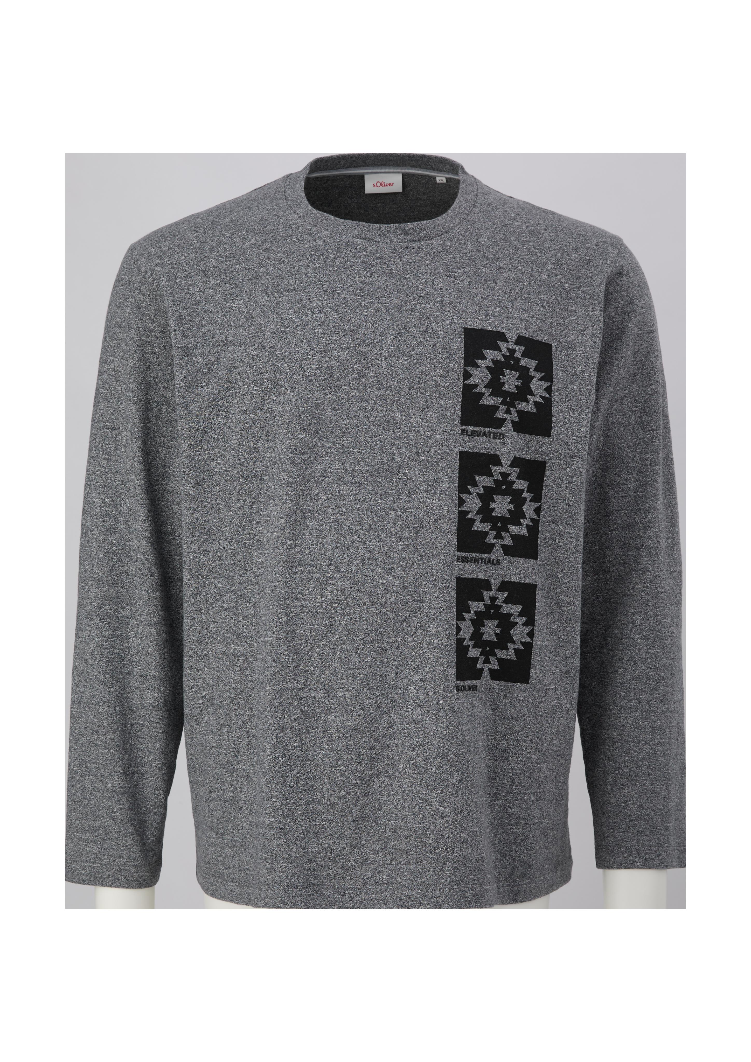 Longsleeve mit gummiertem Grafik-Print  2143253-98D1