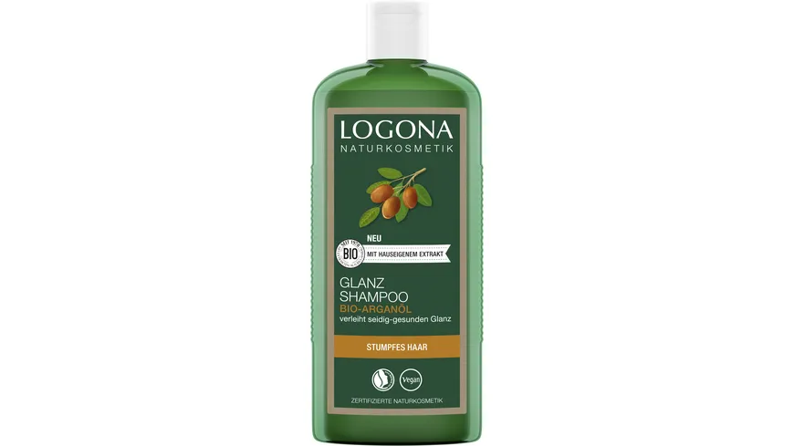 LOGONA Glanz Shampoo Bio-Arganöl 250 ml