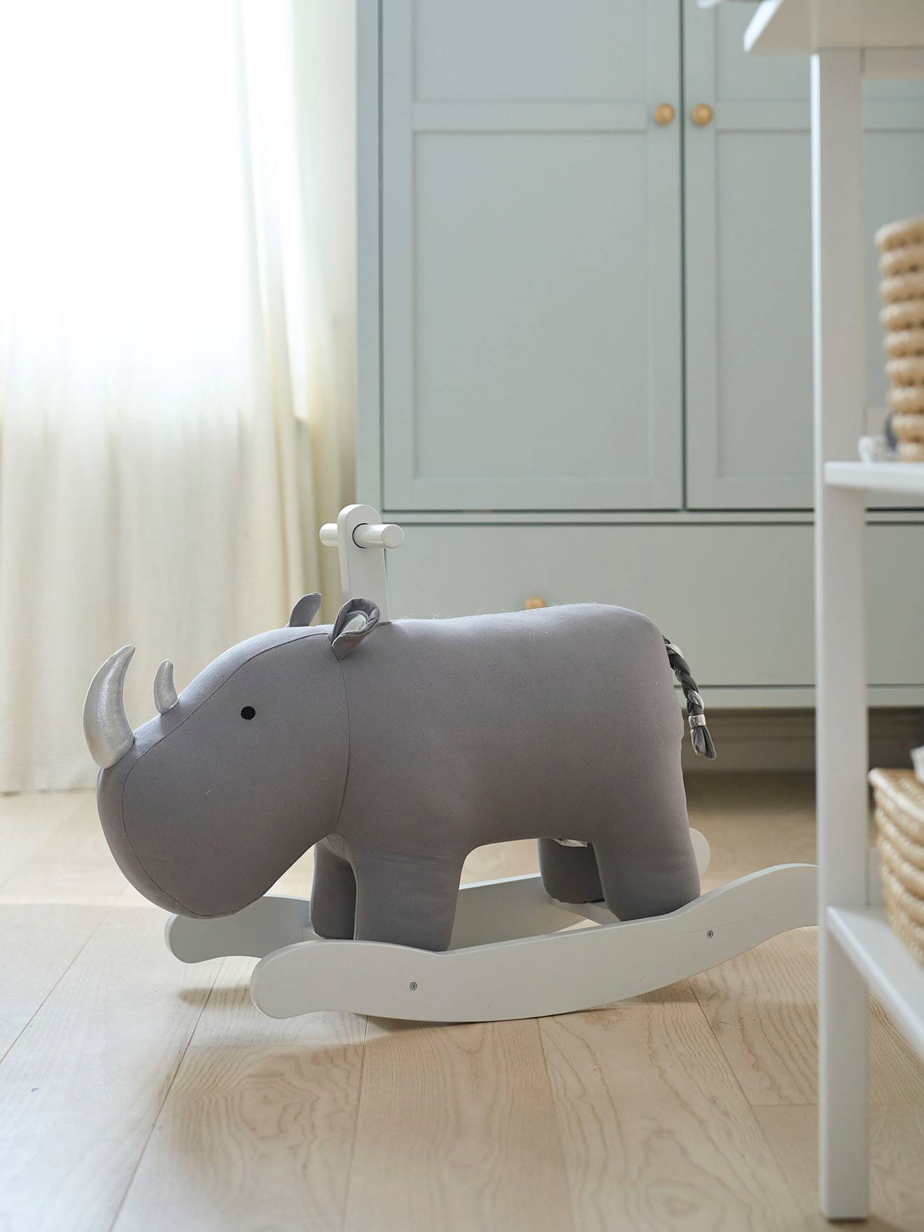 Rhinocéros à bascule FSC® gris