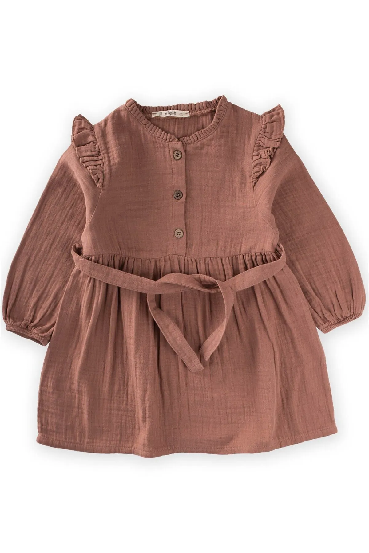 Cigit  Kleid - Braun - A-Linie