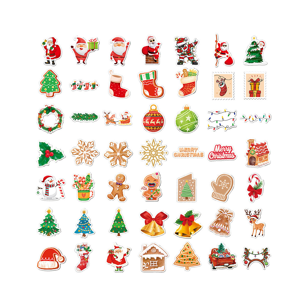 Aufkleber Weihnachten Sticker für Kinder
