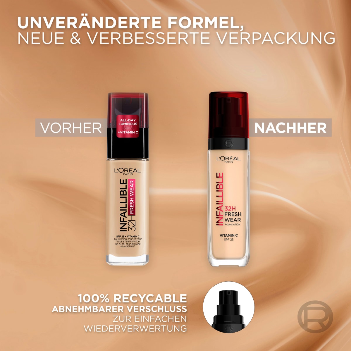 Foundation Infaillible 32H Fresh Wear 132, 30 ml