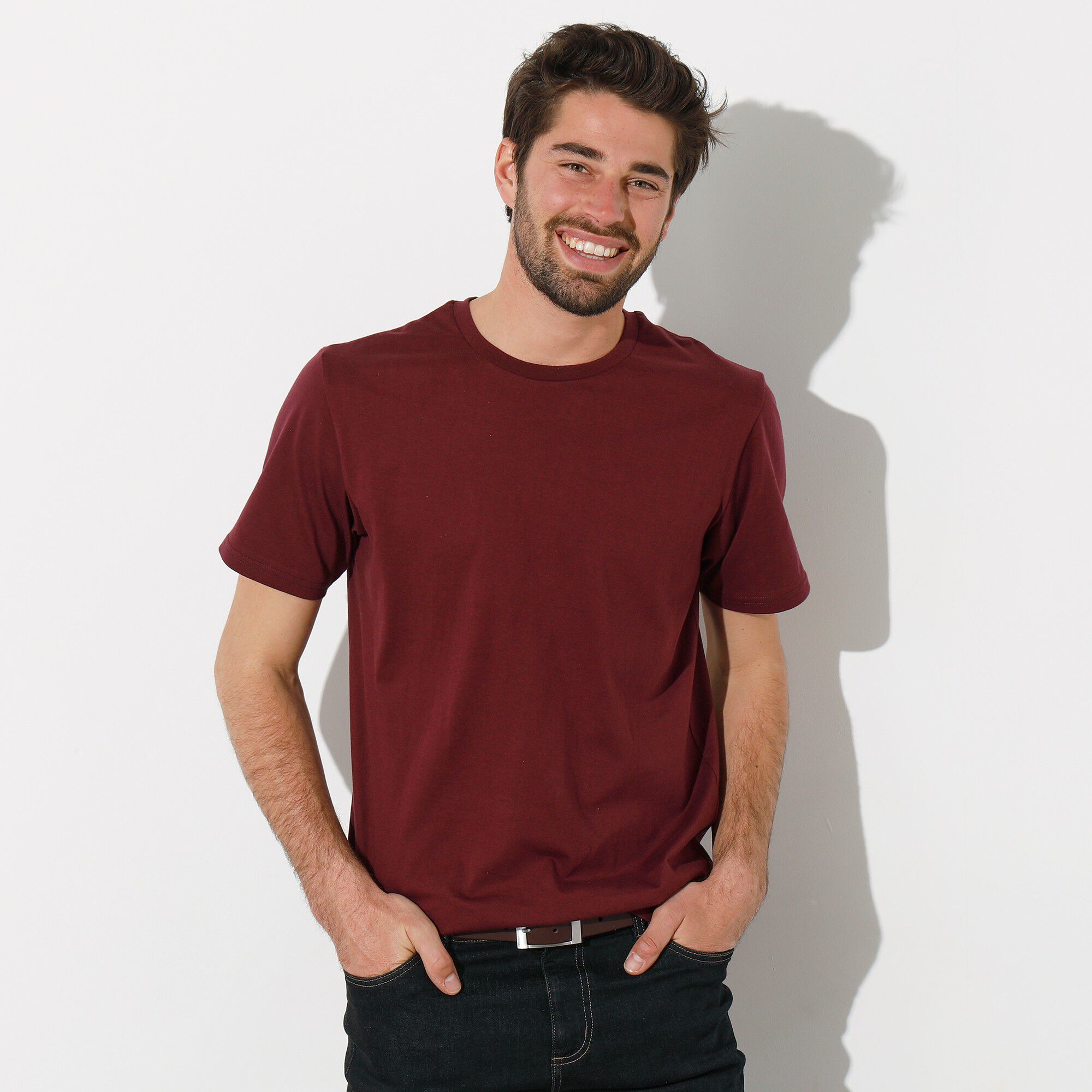 T-shirt col rond manches courtes
