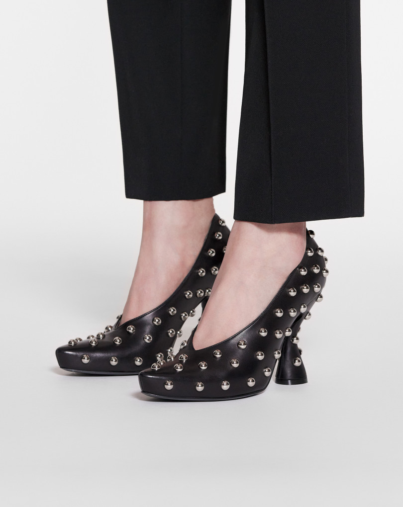 ESCARPINS MUSE EN CUIR AVEC STUDS