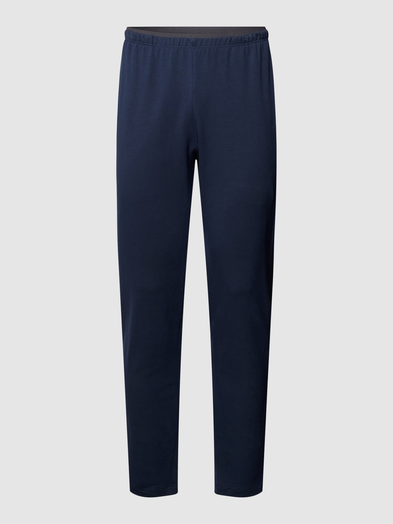 Pyjama-Hose mit elastischem Bund Modell 'ENJOY' in dunkelblau